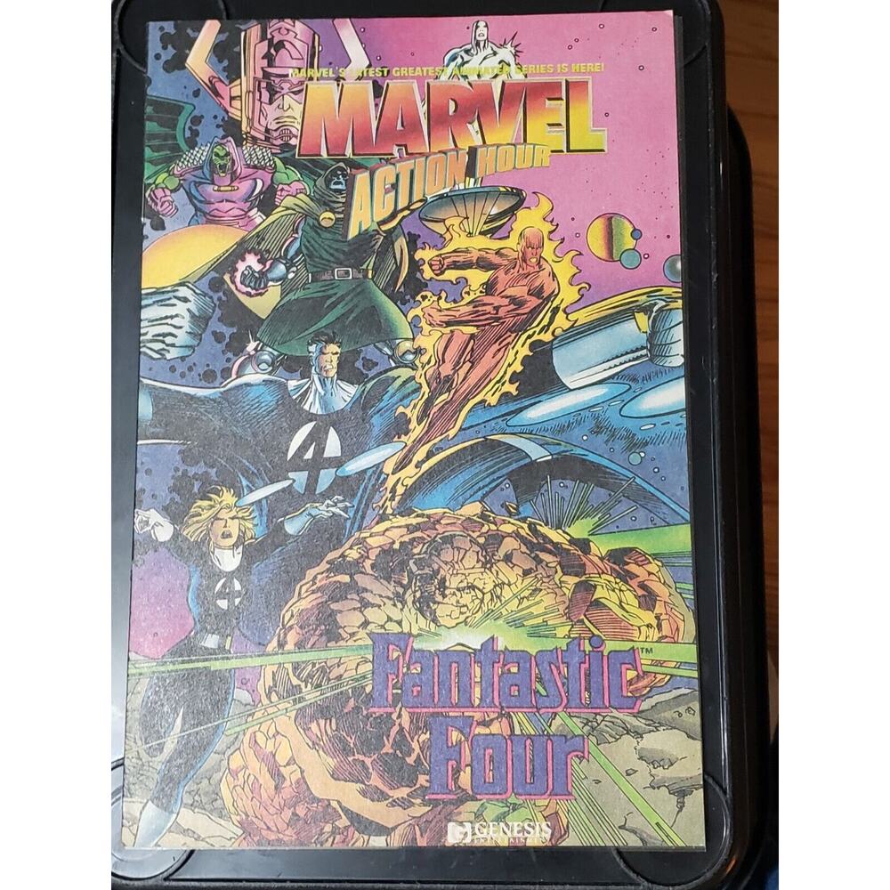 Marvel Action Hour Fantastic 4 & Iron Man Sketchbook Preview with Cels, 1994